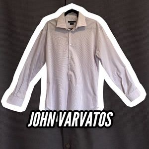 NWOT John Varvatos Purple Dress Shirt 16.5-34/35